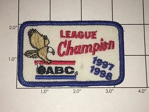 ABC League Champion 1997-1998 Aufnäher - Bowling - Bild 1 von 1