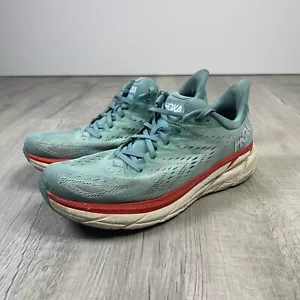 Zapatos deportivos para correr Hoka One One Clifton 8 para mujer talla 12B azules 1119394 AEBL D - Imagen 1 de 12
