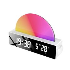2X(Sunrise Alarm Clock,   Light Dawn Simulator, Bedside Sun Lamp Multi1947