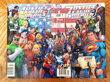 Justice League of America 1 2006 Both Covers Newsstand Variants NM 9.4