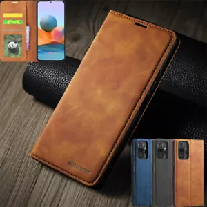 For Xiaomi Redmi Note 13 Pro 12 11 10 Flip Leather Wallet Stand Phone Case Cover - Picture 1 of 30