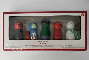 2015 Pottery Barn Kids Marvel Holzfiguren neu im Karton - Bild 1 von 10