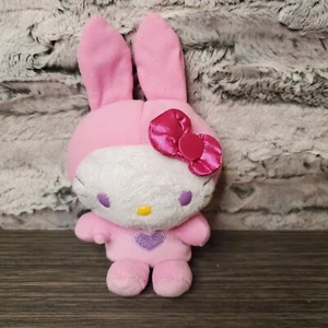 Hello Kitty 2013 rosa bunt Hase Sanrio Furyu Plüschtier 8 Zoll Spielzeug Japan Baumwollschwanz - Bild 1 von 6