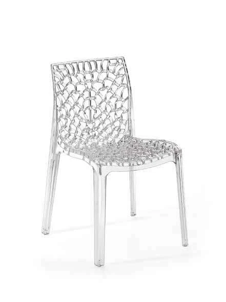 SEDIA IN POLICARBONATO, 51x51x82H - Immagine 1 di 1