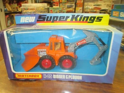 1977 Matchbox Lesney Super Kings Digger and Plough K-25 - Image 1 of 3