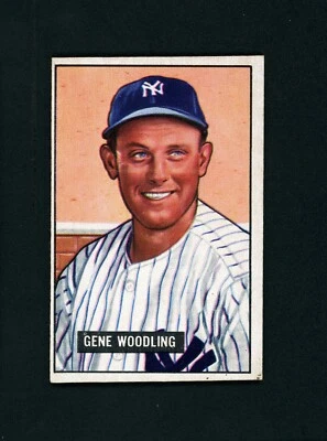 Gene Woodling 1951 Bowman - Yankees de Nueva York #219 EX-MT Foto 1 de 2