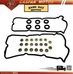 ENGINE VALVE COVER GASKET SET FITS 95-99 NISSAN MAXIMA INFINITI I30 3.0L VQ30DE  - Picture 1 of 4