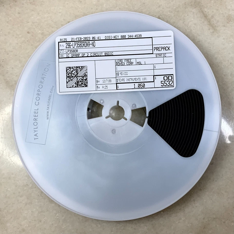 1050 Pcs - LP358DR - Texas Instruments - IC OPAMP GP 2 CIRCUIT - SMD SOIC-8 - image 1 of 4