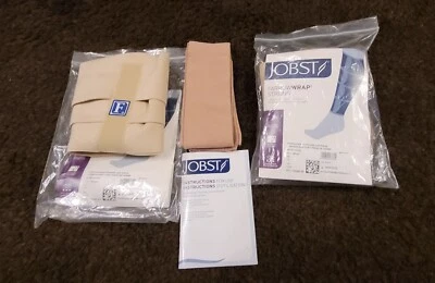 Jobst FarrowWrap Strong Adj Compression Leg Piece XS 30-40mmHg Tan/Beige Tall  - Image 1 of 4