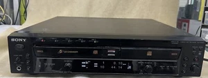 Sony RCD-W500C 5-Disc CD Changer & CD Recorder - Working But Recording Untested - Picture 1 of 9