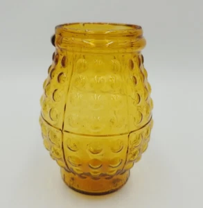 1880's AMBER CHICAGO LAMP CANDLE CO w/out HANDLE - CHRISTMAS TREE FAIRY LIGHT - Picture 1 of 12