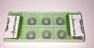 WALTER VALENITE TIGER TEC CARBIDE INSERTS QTY 10 RDMT 1204M0 D57 WSM35 - Picture 1 of 2