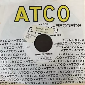 Jean DuShon -Tired Of Trying/Talk To Me Talk To Me 7” Promo Single 1961 ATCO USA - Picture 1 of 4