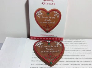 AMOR DE UNA ABUELA HALLMARK ORNAMENT 2017 New in Box Great Gift!! - Picture 1 of 5