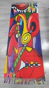 Stola La Musica di Pablo Picasso double face nuova con cartellino - Foto 1 di 4
