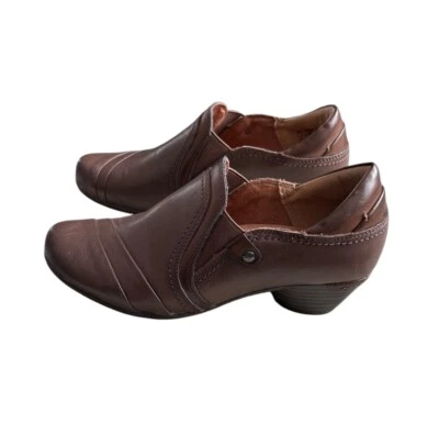 Zapatos sin cordones Cobb Hill By Rockport de cuero corteza laurel talla 6,5 cómodos con clase Foto 1 de 4