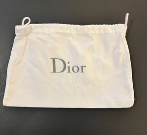 Dior Purse Shoe Storage Dust Cover Bag With Drawstring 11" x 8" - Imagen 1 de 5