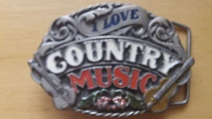 Neue Country Musik Gürtelschnalle - für den Country Musik Fan - ein Must Have Stück - Bild 1 von 2