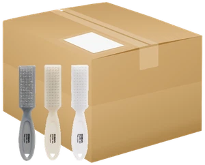 DL Pro 5-1/2" Firm Bristle Manicure Brush, Case Pack of 50, Assorted Colors - Picture 1 of 2