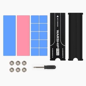 Aluminum For M.2 2280 Thermal Pad Screws-Black - Afbeelding 1 van 6