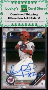 2019 Bowman Chrome #CPA-IP Israel Pineda Prospects Autographs 1st Bowman Auto - Picture 1 of 2