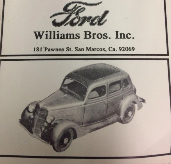 Набор пластиковый для 4 дверей Ford Williams Brothers 536 HO 1935 - Изображение 1 из 1