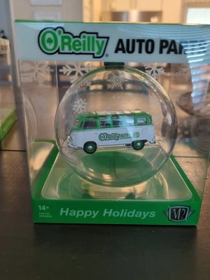 M2 MACHINES O'REILLY'S EXCLUSIVES 2025 1960 VOLKSWAGEN VAN HOLIDAY ORNAMENT  - Image 1 of 4