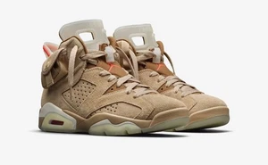 Zapatillas Nike Travis Scott x Air Jordan 6 Retro UK10 Usadas Muesca Estado - Imagen 1 de 4