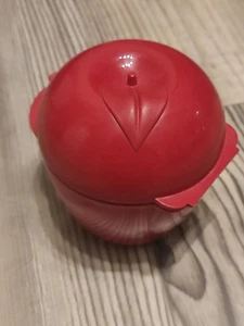 TUPPERWARE APFEL Dose Pausenbox rot - Bild 1 von 3