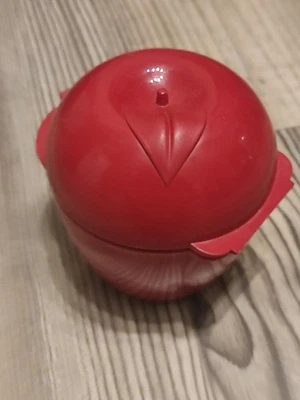 TUPPERWARE APFEL Dose Pausenbox rot - Bild 1 von 3