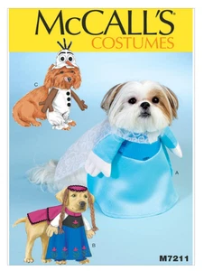 2015 Dog Pet Costumes Sewing Pattern Size S-XL McCall's 7211 OOP New - Picture 1 of 2