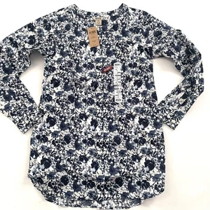 New Duluth Wrinkle Fighter Tunic Shirt Size XS Watercolor Floral - Picture 1 of 6