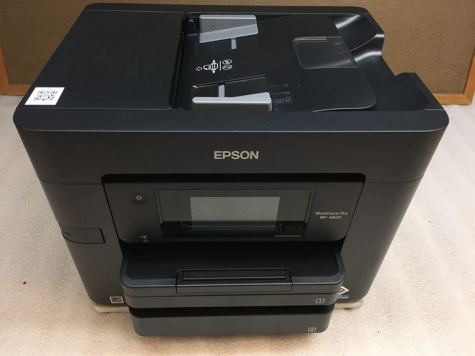 Epson WorkForce Pro WF-4833 Inkjet All-In-One Printer 2K Pg Ct Ink Included - Image 1 of 4