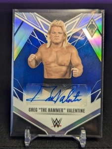 2023 Panini Chronicles WWE - Phoenix Autographs Greg Valentine #PA-GTV Blue /49 - Picture 1 of 5