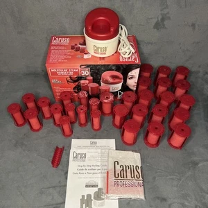 Caruso Profesional Molecular Vapor Hairsetter 30 Rodillos de Pelo 4 Tamaños De Colección - Imagen 1 de 6
