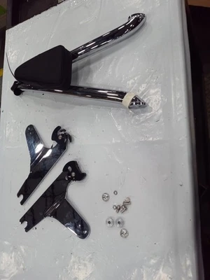 23" For Harley Heritage Springer Softail Deluxe Fat Boy High Backrest Sissy Bar - Image 1 of 2