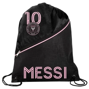 FOCO - Lionel Messi MLS Hi-End Diagonal Zippered Drawstring Backpack Gym Bag - Picture 1 of 4