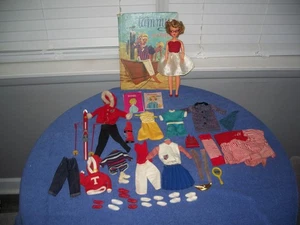 Vintage Tammy Doll Lot Outfits Shoes Accessories Blanket & Book by Ideal - Picture 1 of 19