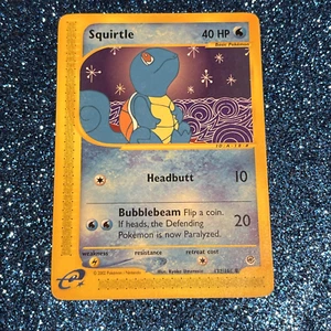 Squirtle (Expedition Base Set) 132/135 WOTC E Series Non-Holo (2002) - Picture 1 of 7