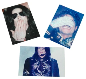 Michael Jackson Photographs 3 Glossy Prints Celebrity Reprint Pictures Thriller - Picture 1 of 2