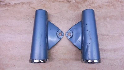 Par de soportes de faros orejas horquilla Scrambler 1967-68 Honda CL160 PL200+ Foto 1 de 4