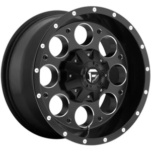 15x8 -18 Fuel 1PC D525 Revolver 6x5.5 Matte Black Milled Wheels (Set of 4) - Picture 1 of 1