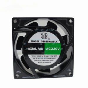 JiuLong G8025-HA2BLX G8025-HA2BL Axial Fan 220V 0.08A 13W 80*80*25MM Cooling Fan - Afbeelding 1 van 2