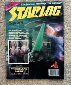 vintage Starlog #15 August 1978 Star Wars Star Trek Superman Rod Serling - Foto 1 di 5