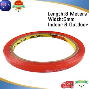 Cinta adhesiva acrílica transparente de doble cara para 3M VHB 6mmX3m OZ - Imagen 1 de 3