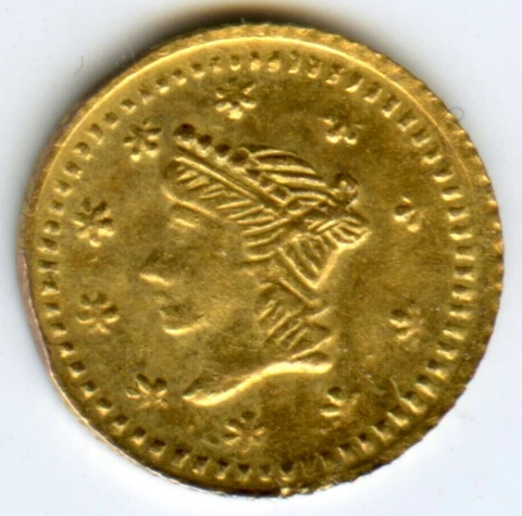NEW DISCOVERY PIECE! UNIQUE? 1851 G50C California Gold / BG-1319a R.8+ Cover