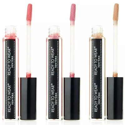 Trío de neutros brillantes de lúrex labial listos para usar - desnudos, desnudos - nuevos en bo Foto 1 de 3