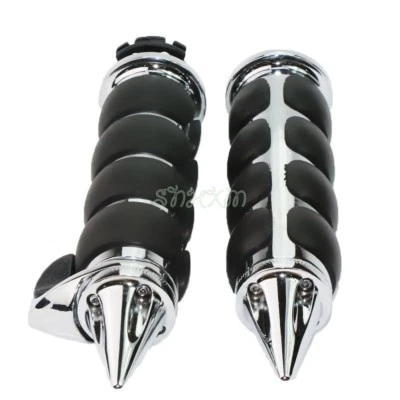 1" Chrome Handlebar Hand Grips For Yamaha Royal Star XVZ1300 C Venture Tour — 第 1/4 张图片