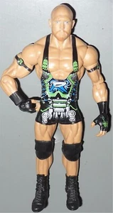 RYBACK Black + Green Gear - WWE Mattel Basic Style Action Figure Toy Loose READ - Picture 1 of 2