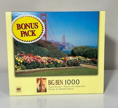 Big Ben Jigsaw Puzzle 1000 Pieces - Golden Gate Bridge, San Fransisco New sealed - Image 1 of 4